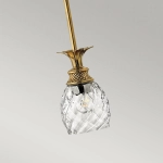Lampa wisząca Plantation – 1 źródło światła – Oksydowany mosiądz HK-PLANTATION-MP-BB Elstead Lighting