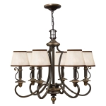 Żyrandol Plymouth – 6 źródeł światła HK-PLYMOUTH6 Elstead Lighting