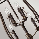 Lampa wisząca Plymouth – 8 źródeł światła HK-PLYMOUTH8-P Elstead Lighting