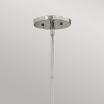 Mała lampa wisząca Zelda – 1 źródło światła – Polerowany nikiel HK-ZELDA-P-A-PN Elstead Lighting