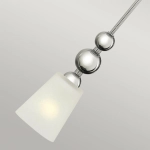 Mała lampa wisząca Zelda – 1 źródło światła – Polerowany nikiel HK-ZELDA-P-A-PN Elstead Lighting