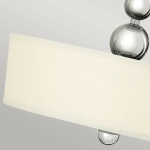 Lampa wisząca Zelda – 3 źródła światła – Polerowany nikiel HK-ZELDA-P-B-PN Elstead Lighting