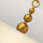 Lampa wisząca Zelda – 3 źródła światła – Vintage mosiądz HK-ZELDA-P-B-VS Elstead Lighting