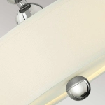 Półplafon Zelda – 3 źródła światła – Polerowany nikiel HK-ZELDA-SF-PN Elstead Lighting