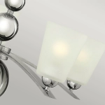 Żyrandol Zelda – 5 źródeł światła – Polerowany nikiel HK-ZELDA5-PN Elstead Lighting