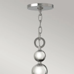 Żyrandol Zelda – 8 źródeł światła – Polerowany nikiel HK-ZELDA8-PN Elstead Lighting