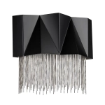 Kinkiet Zuma – 3 źródła światła – Satynowa czerń / Srebrny HK-ZUMA-3W-SBS Elstead Lighting