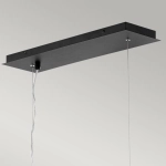 Lampa wisząca Zuma – 6 źródeł światła – Satynowa czerń / Srebrny HK-ZUMA-ISLE-SBS Elstead Lighting