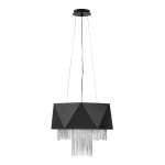 Lampa wisząca Zuma – 6 źródeł światła – Satynowa czerń / Srebrny HK-ZUMA6-SBS Elstead Lighting