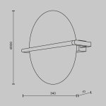 Lampa ścienna (kinkiet) Mira MOD279WL-L14G3K Maytoni - zdjęcie dodatkowe 5