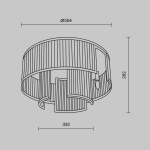 Lampa sufitowa Frame MOD174CL-06G Maytoni - zdjęcie dodatkowe 9