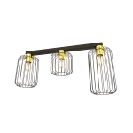 Lampa sufitowa BARN 3 BL GOLD 1366/3 EMIBIG Lighting - zdjęcie produktu