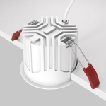 Lampa wpuszczana Alfa LED 2700K 1x15W 36° DL043-01-15W2.7K-RD-W-DE Maytoni - zdjęcie dodatkowe 3