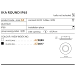 Oczko stropowe Ika R IP65 (white) AZ2865 AZZARDO