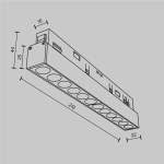 Lampa szynowa Points Exility 2700-6000K 12W 36° Dim Smart TR031-4-12W3K-S-DS-W Maytoni - zdjęcie dodatkowe 5
