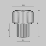 Lampa biurkowa Omaggio MOD404TL-01BG Maytoni - zdjęcie dodatkowe 7