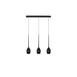 Lampa wisząca IZZA 3 SHINY BLACK AZ2321 AZZARDO