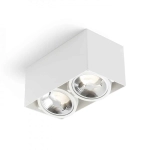 kinkiecik.pl JAMES II DIMM sufitowa matowa biała 230V LED 2x15W 24° 3000K R13362 Rendl light studio