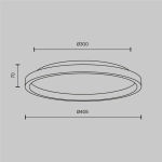 Lampa sufitowa Orign MOD311CL-L27B3K Maytoni - zdjęcie dodatkowe 4