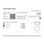 Plafon Kastoria 3000K (black) AZ4389 AZZARDO