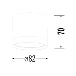 Kendal Oprawa natynkowa 1 x GX53 czarna LP-6331/1SM L BK LIGHT PRESTIGE