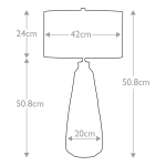 Lampa stołowa Kew – 1 źródło światła KEW-TL Elstead Lighting