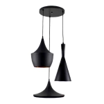 kinkiecik.pl Lampa wisząca Abigali Round 3 ⌀60 ABIGALI-CHZ3B-E27