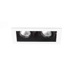 kinkiecik.pl BONDY II wpuszczana biała 230V LED 2x7W 24° 3000K R12857 Rendl light studio