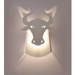 kinkiecik.pl Lampa ścienna LED Byk Abigali Bull Biała ABIGALI-BULL-W kinkiecik.pl Lampa ścienna LED Byk Abigali Bull Biała ABIGALI-BULL-W