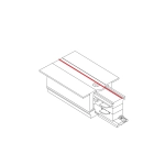 Końcówka zasilająca wpuszczana lewa czarna CTLS RECESSED POWER END CAP, LEFT (PE-L) BLACK 8235 Nowodvorski - zdjęcie dodatkowe 1