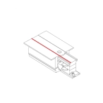 Końcówka zasilająca wpuszczana prawa czarna CTLS RECESSED POWER END CAP RIGHT ( PE-R ) BLACK 8690 Nowodvorski - zdjęcie dodatkowe 1