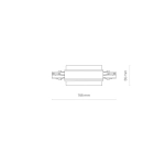 Łącznik prosty wpuszczany biały CTLS RECESSED POWER STRAIGHT CONNECTOR WHITE 8686 Nowodvorski - zdjęcie dodatkowe 2