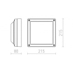 kinkiecik.pl DELTA 215 natynkowa antracyt 230V E27 18W IP54 R12564 Rendl light studio