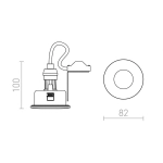 kinkiecik.pl EQUA chrom 230V GU10 35W IP54 R12746 Rendl light studio