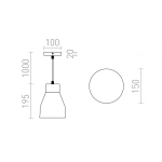 kinkiecik.pl FRUTTI wisząca zielona 230V E27 28W R13290 Rendl light studio