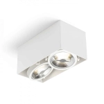 kinkiecik.pl JAMES II DIMM sufitowa matowa biała 230V LED 2x15W 24° 3000K R13362 Rendl light studio