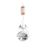 kinkiecik.pl KELLY LED DIMM z wpuszczaną podstawą czarna 230V LED 12W 24° 3000K R12638 Rendl light studio