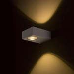 kinkiecik.pl KORSO II ścienna aluminium szczotkowane 230V LED 2x3W 120° IP54 3000K R12831 Rendl light studio