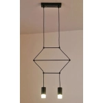 kinkiecik.pl Lampa wisząca LINEA-2 czarna 35 cm ST-5961-2 Step into design