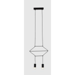 kinkiecik.pl Lampa wisząca LINEA-2 czarna 35 cm ST-5961-2 Step into design
