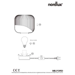 Lampa stołowa Milford 48915001 Nordlux