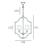 Lampa wisząca New York - P04667AU CosmoLight - zdjęcie dodatkowe 2