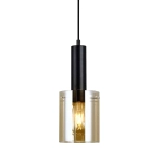 kinkiecik Lampa wisząca Sardo PND-5581-1-BK+AMB ITALUX