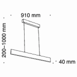 Lampa wisząca STEP LED P010PL-L23B Maytoni - zdjęcie dodatkowe 2
