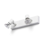 kinkiecik.pl TRICA II ścienna biała 230V GU10 2x25W R13373 Rendl light studio
