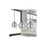 Lampa wisząca Gulia 3 AZ0637 Chrom AZZARDO