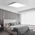 kinkiecik.pl Plafon LED kwadratowy Abigali 400x400x50mm 24W ściemnialny, pilot ABIGALI-MD1002-40-BY