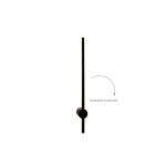 TROY W90477-60BK KINKIET CZARNY/BLACK ZUMA LINE --- WYSYŁKA 24h ----