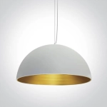 kinkiecik.pl Lampa wisząca Bowl Shade Pendant Range 63022B/W/BS ONE LIGHT 60cm