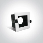kinkiecik.pl Oprawa podstropowa Dark Light Square Metal 51105TA/W ONE LIGHT